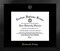 Dartmouth College 16w x 12h Manhattan Black Single Mat Gold Embossed Diploma Frame with Bonus Campus Images Lithograph (value savings at $59)